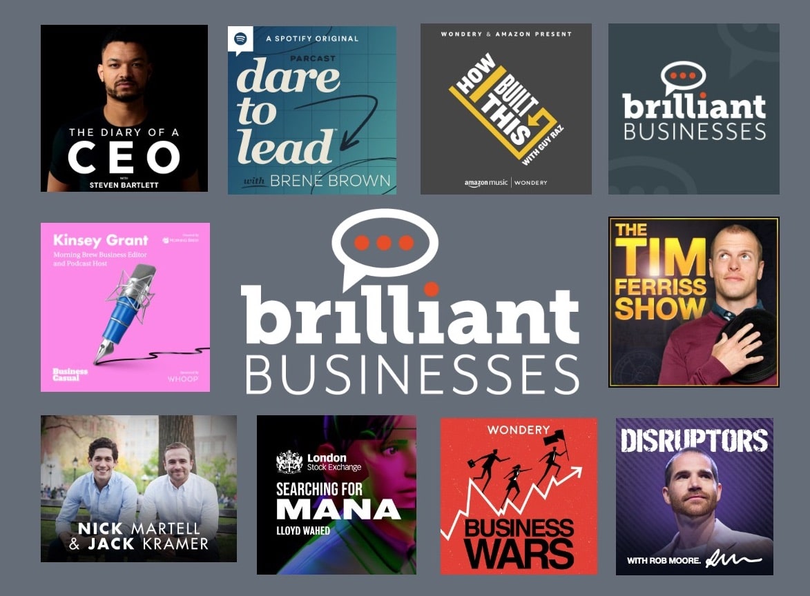 10 Top Business Podcasts For Entrepreneurs - Brilliant Businesses